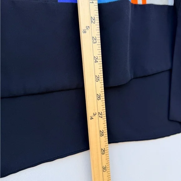 Gibson NWT Multicolor Striped‎ Blouse size L - Picture 10 of 13